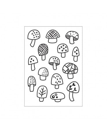 CARPETA emboss mushrooms 1