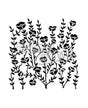 STENCIL The Crafter's Workshop Wild Blooms 12x 12 pulgadas 1