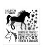 STENCIL The Crafter's Workshop Unicorn 12x 12 pulgadas 1