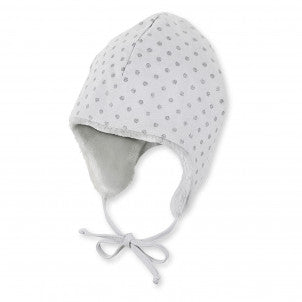 Gorro motitas gris sterntaler 1