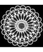 Stencil TCW Scalloped Mandala 15x15cm 1