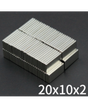 IMAN rectangular 20x10x2 mm 10 ud 1