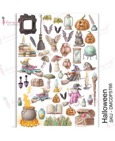 Transfer DRESS MY CRAFT A4 Halloween 1