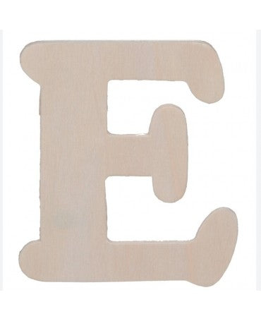 MADERA Letra E 10,8cmx5mm 1