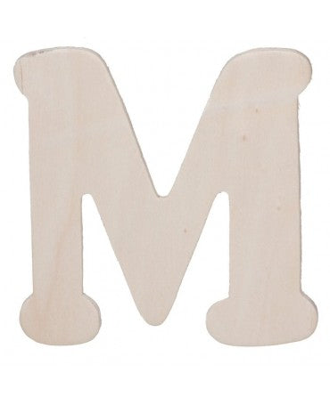 MADERA Letra M 10,8cmx5mm 1