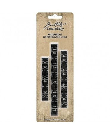 Tim Holtz regla metal (3 piezas) 1