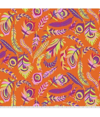 Tela Free Spirit Kaffe Fassett Collective Tickle My Fancy PWBM080 Orange 1