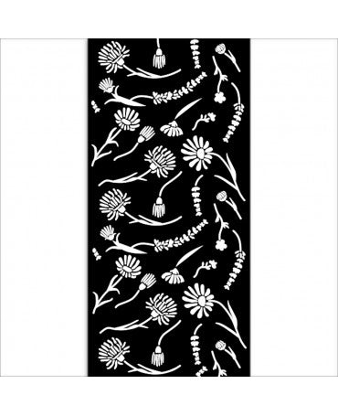 STENCIL Stamperia 12x25cm WELCOME HOME FLORES 1