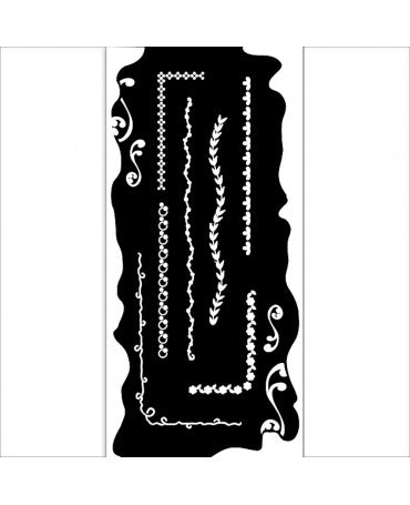 STENCIL Stamperia 12x25cm WELCOME HOME BORDES 1
