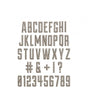 TROQUEL SIZZIX THINLITS DIE Set Alphanumeric Emporium 41piezas 1