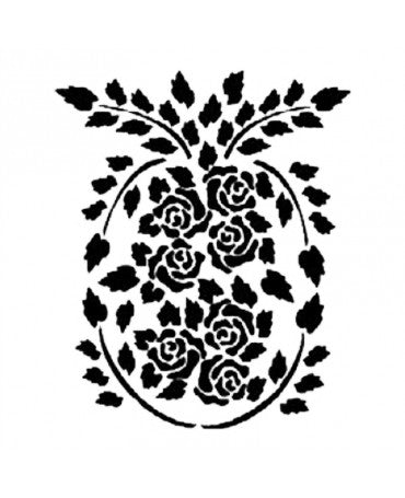 Stencil CADENCE 25X36cm ROSAS 1