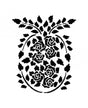 Stencil CADENCE 25X36cm ROSAS 1