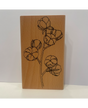 Sello Madera conhilos FLOR ALGODÓN 1