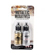 TINTA ALCOHOL INK RANGER METALLIC KIT 2ud Mixatives Gold & Silver 1
