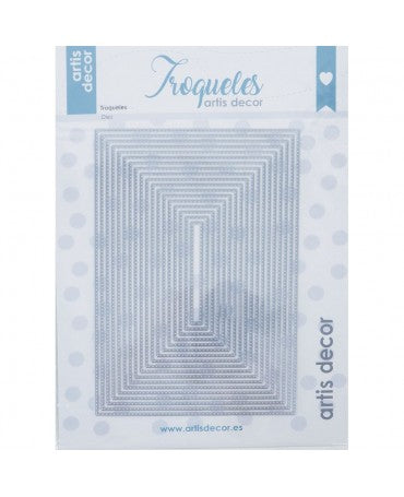 TROQUEL ARTIS MULTICORTADOR SET 18 RECTANGULOS 1