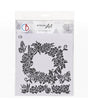 Stencil CIAO BELLA Reign of grace Roses wreath 20x20cm 1