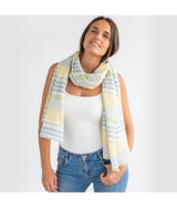 Tela Katia Panama Stripes PM1 Tela de Panama Green 2