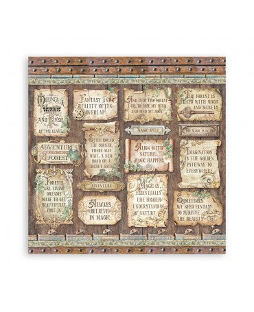 COLECCIÓN 20X20 STAMPERIA MAGIC FOREST 2