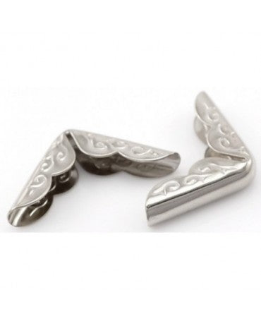 ESQUINERA plateada 21x21mm (4 ud) 1