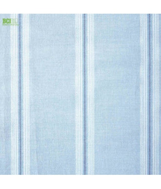 Tela Katia Cream Stripes cotton ISC3 Sky 1