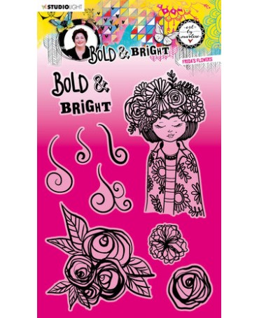 SELLO silicona Studiolight MARLENE Flores de Frida 1