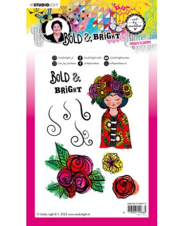 SELLO silicona Studiolight MARLENE Flores de Frida 2