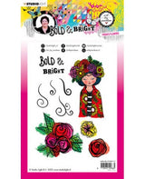 SELLO silicona Studiolight MARLENE Flores de Frida 2