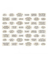 Tim Holtz idea-ology Etiquetas de fichas con cita (48pc) 2