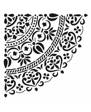 Stencil CADENCE 45 x 45 MANDALA GRANDE 1