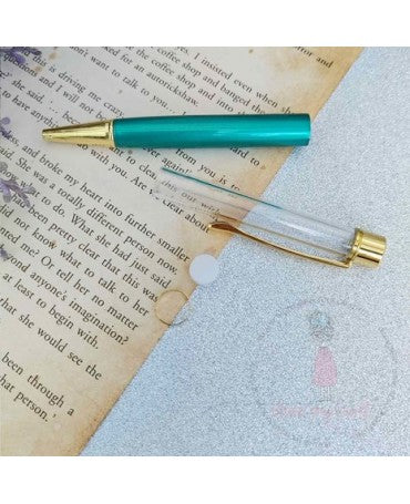 Bolígrafo azul verdoso 2