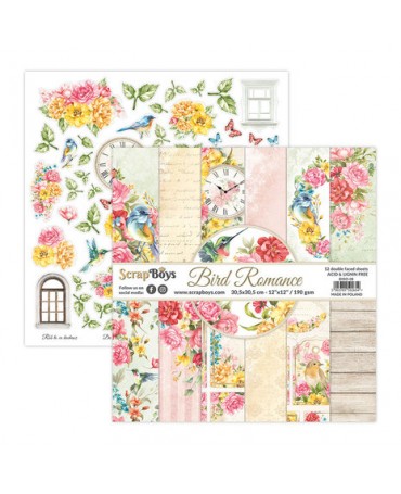 COLECCIÓN 30x30 SCRAPBOYS Bird Romance 1