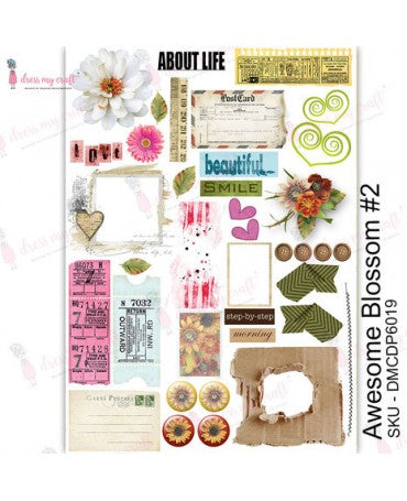 Transfer DRESS MY CRAFT A4 Blossom 2 2