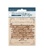 CHIPS Stamperia14x14cm VINTAGE LIBRARY Texto 1