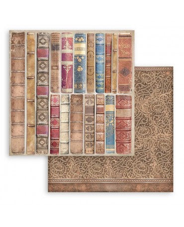 COLECCIÓN 20X20 STAMPERIA VINTAGE LIBRARY Backgrounds 2