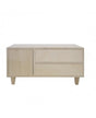 Madera Caja CON PATAS 2 CAJONES Y UNA PUERTA 30×15,5×10,6 cm 1