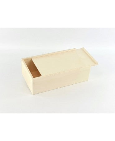 Madera Caja con tapa corredera 31,2x15,7x5,5cm de alto 1