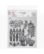 Stencil CIAO BELLA FARMHOUSE GARDEN Backyard 20x20cm 1