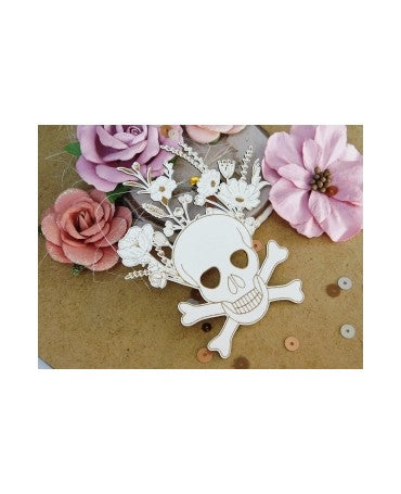 Madera Calavera Con Flores kreatywna pracownia 1