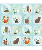Tela Benartex Digital Print Into The Woods Into The Woods Blocks 13296 80 Sky 1