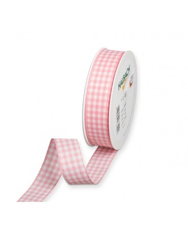 CINTA LAZO VICHY Rosa bebé 1m 1