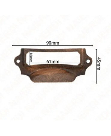 Tirador Bronce Rojo Antiguo 1ud 2