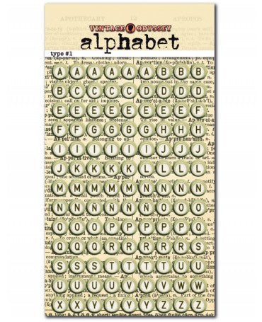 Stickers PUFFY ALBERTO JUAREZ Savoir Faire ALFABETO 1