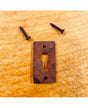 Adorno oxidado cerradura Rectangular 1