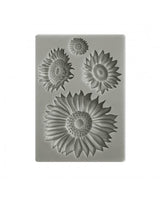Molde STAMPERIA silicona A6 Sunflower girasoles 1