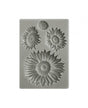 Molde STAMPERIA silicona A6 Sunflower girasoles 1