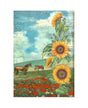Papel arroz Stamperia A4 Sunflower Art caballos 1