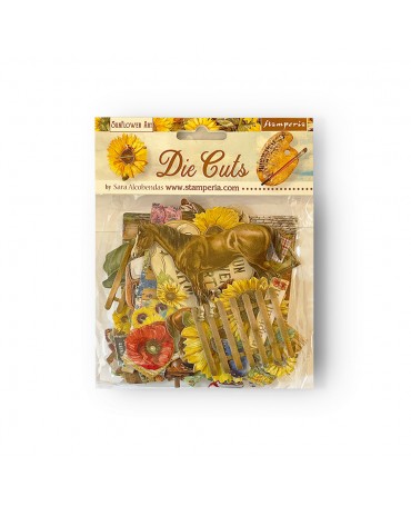 DIE CUTS Stamperia Sunflower Art 1