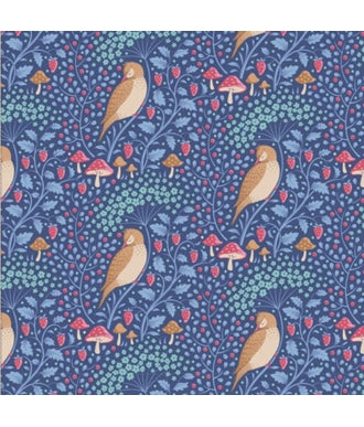 Tilda Hibernation Sleepybird Denim 100523 1