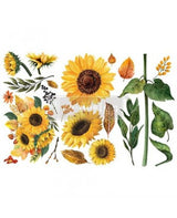 Transfer Rub On PRIMA Sunflower Afternoon 3ud 1