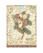 Papel arroz Stamperia A4 Christmas Greetings flor 1